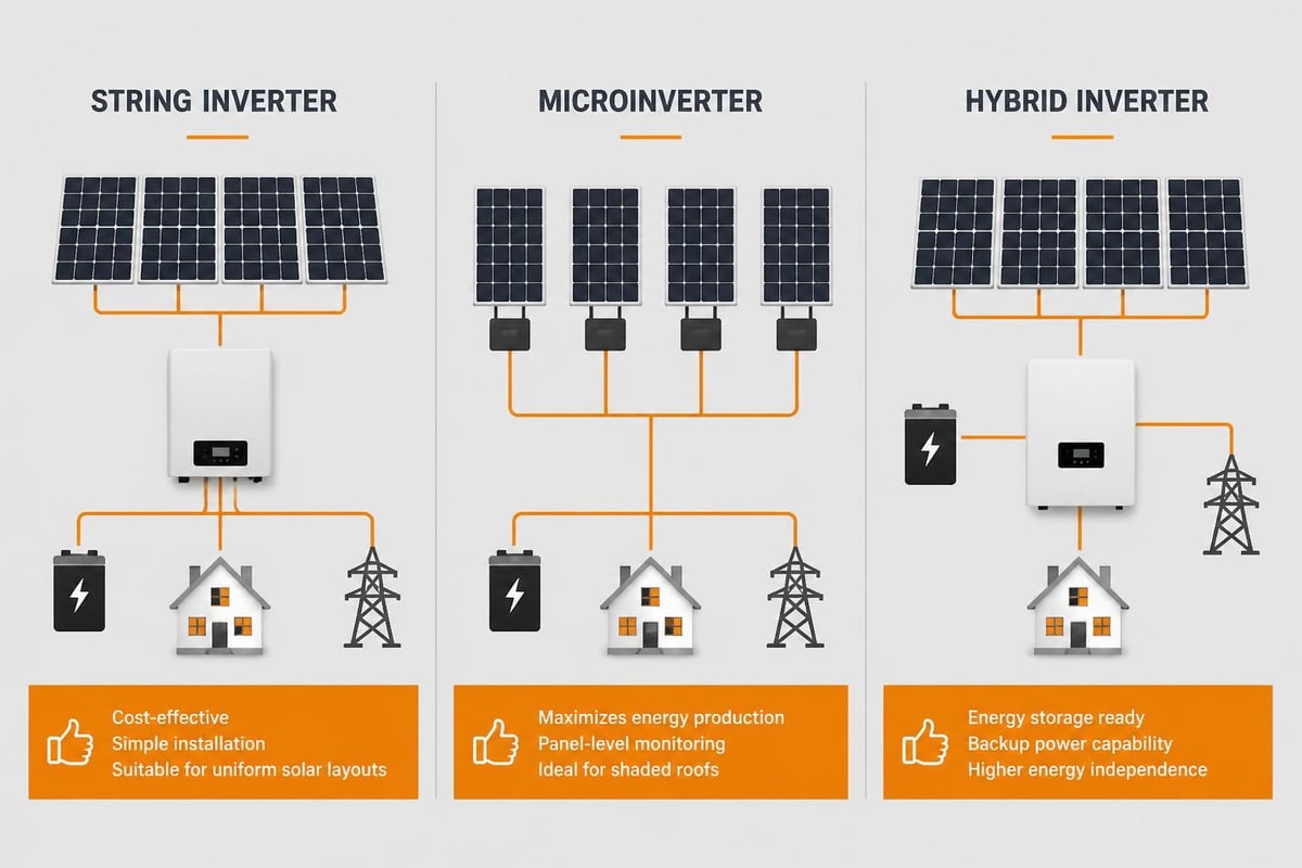 Inverter types comparison
