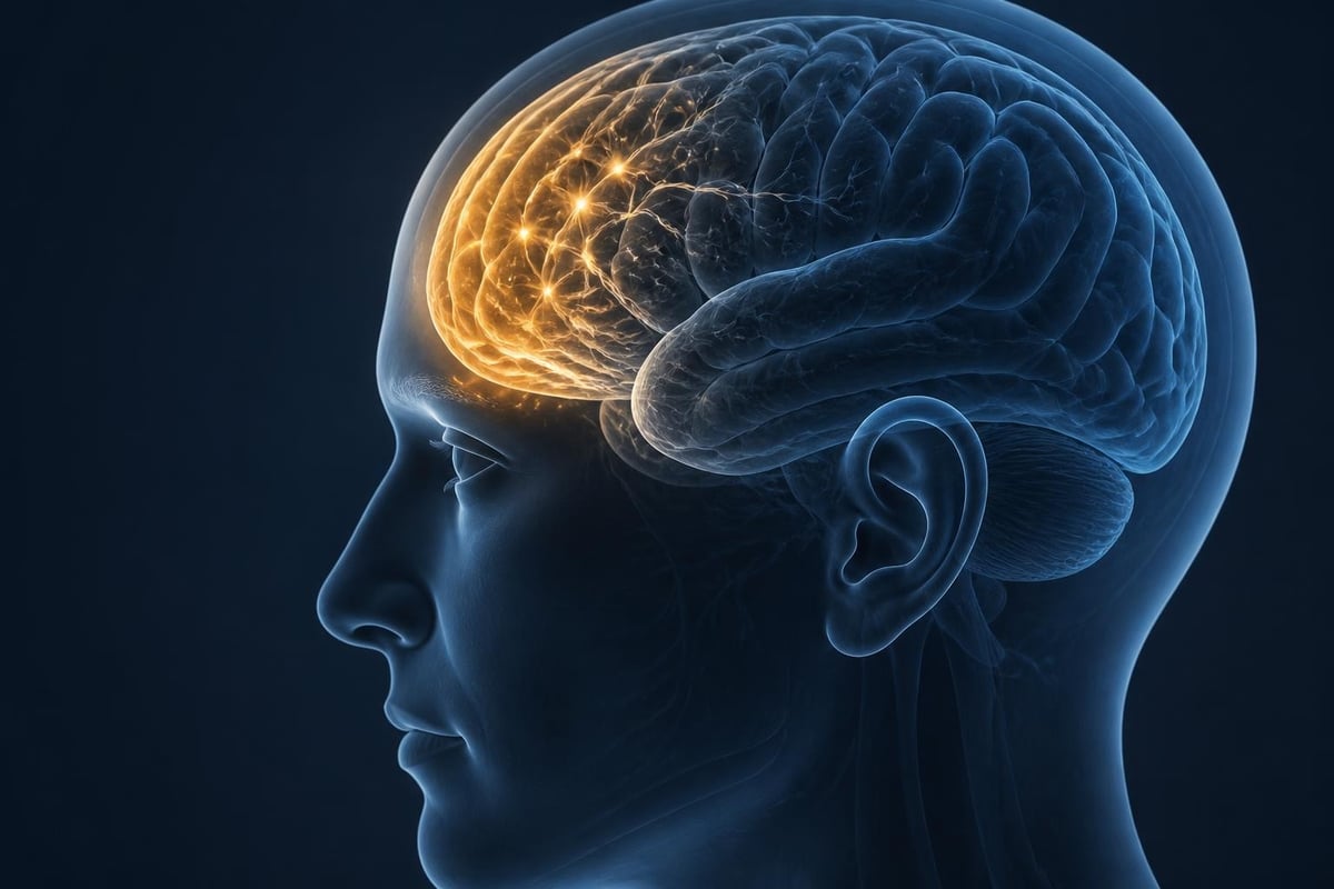 Brain gamma rhythms during focused attention