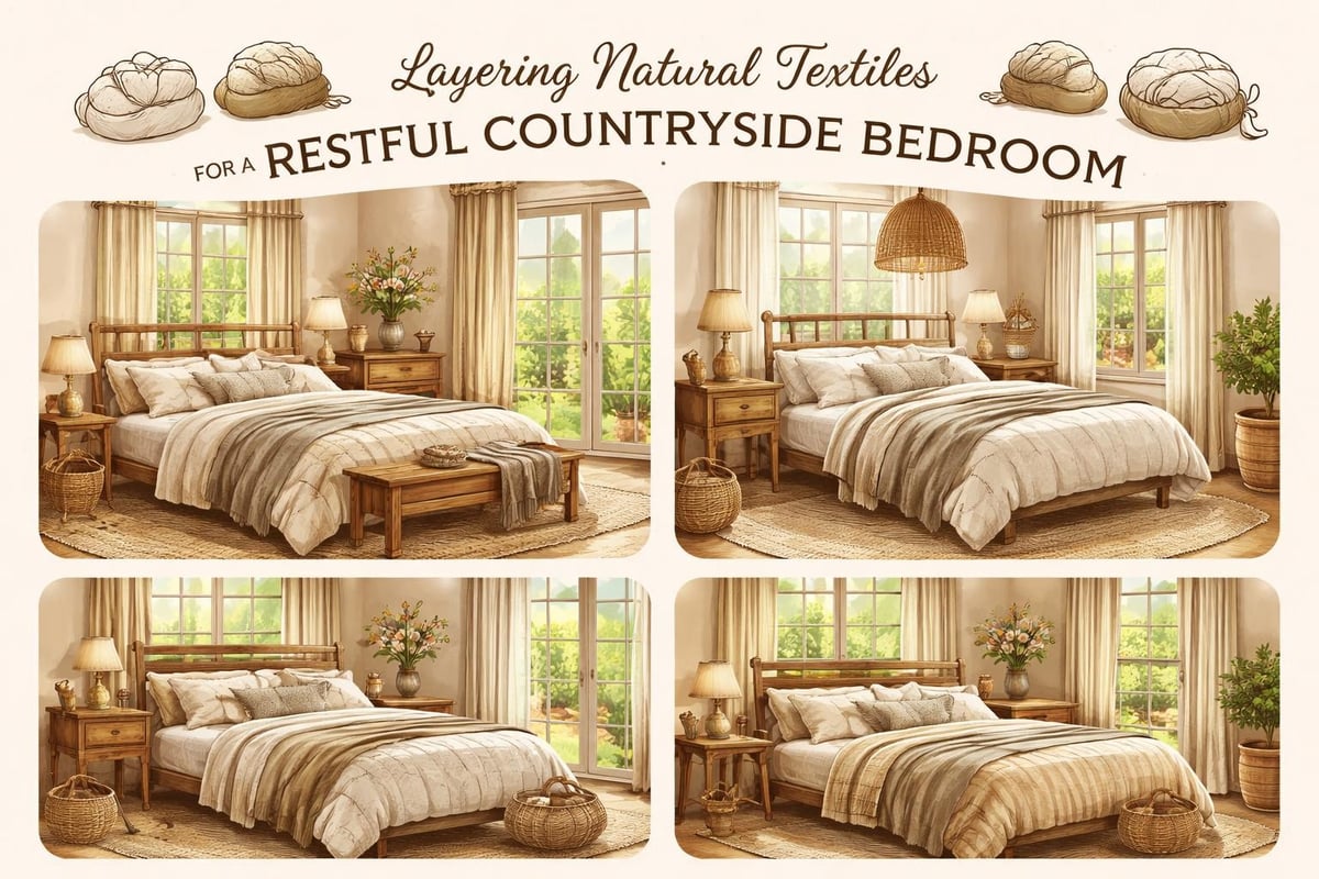 Countryside bedroom design