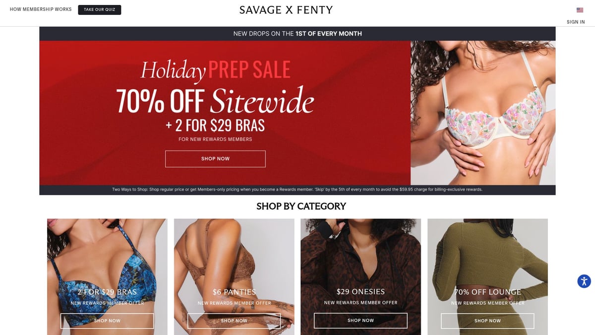 9 Best Lingerie Sets Sale Picks to Shop in 2025 - Savage X Fenty Floral Lace Unlined Bra & Cheeky Panty Set