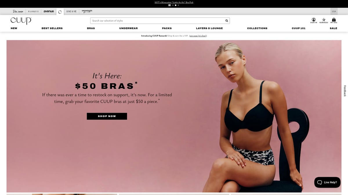 9 Best Lingerie Sets Sale Picks to Shop in 2025 - CUUP The Scoop Bra & Bikini Set