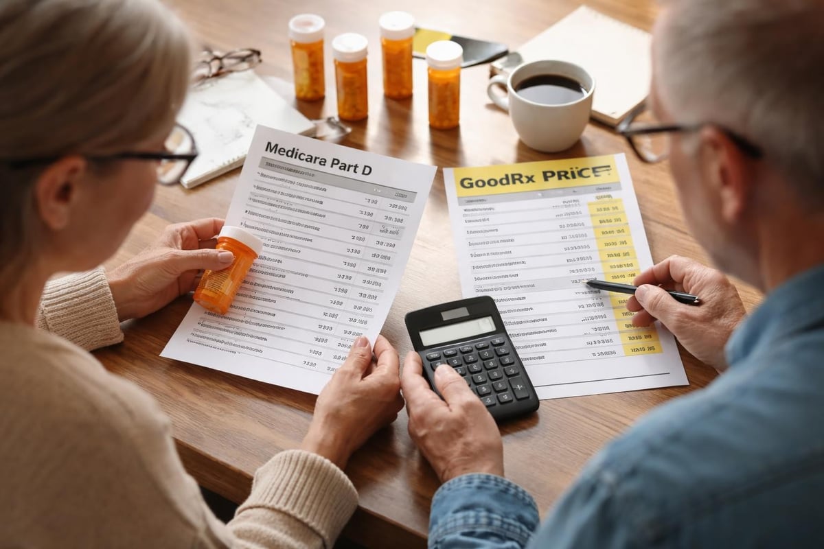 GoodRx Medicare: How to Save on Prescriptions in 2026 2 GoodRx price comparison workflow