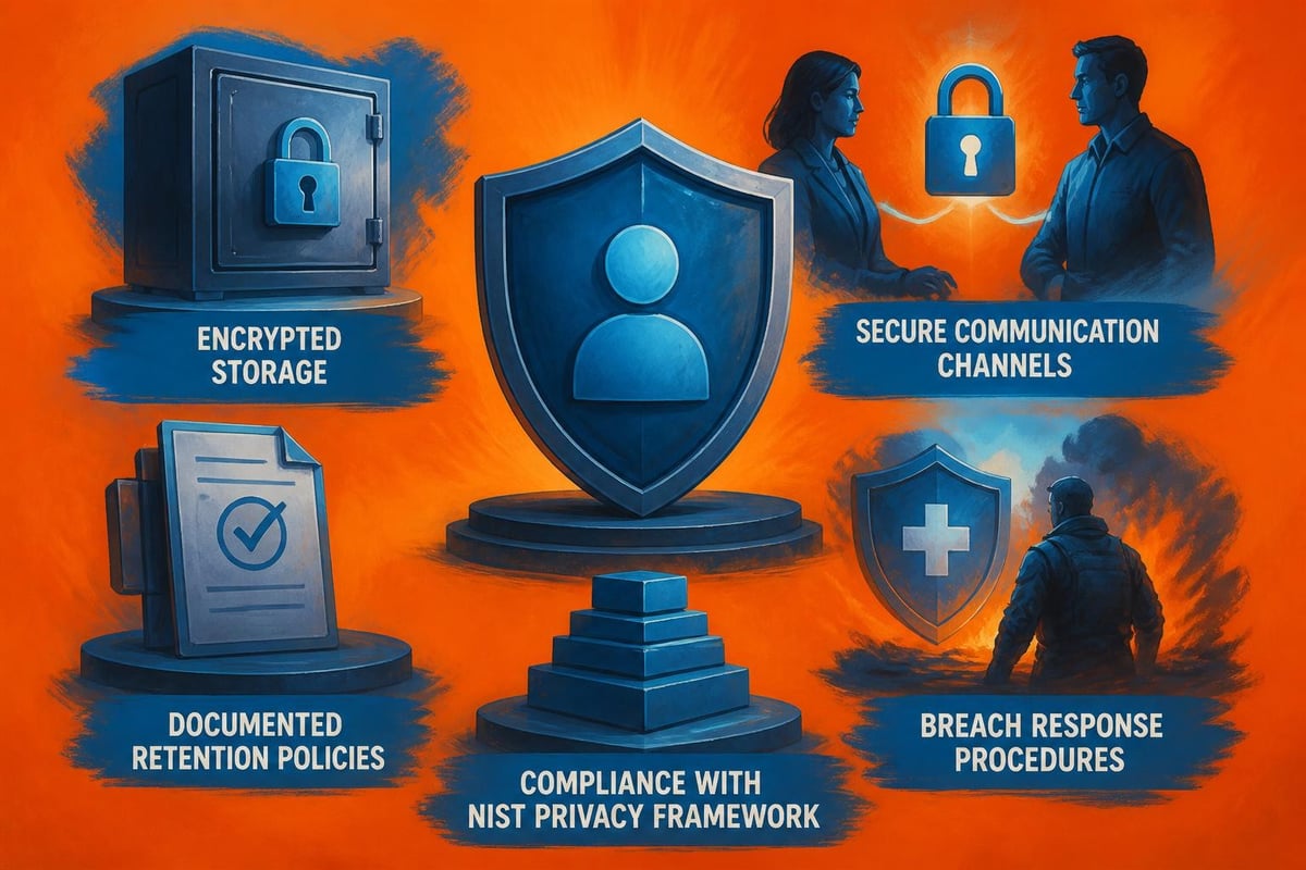 Data security requirements for coaching