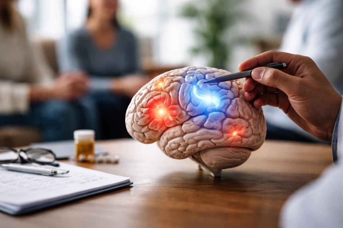 Brain chemistry changes during addiction recovery