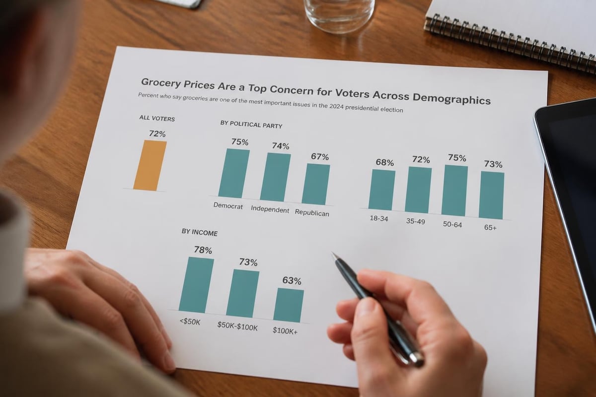 Voter priorities on grocery affordability