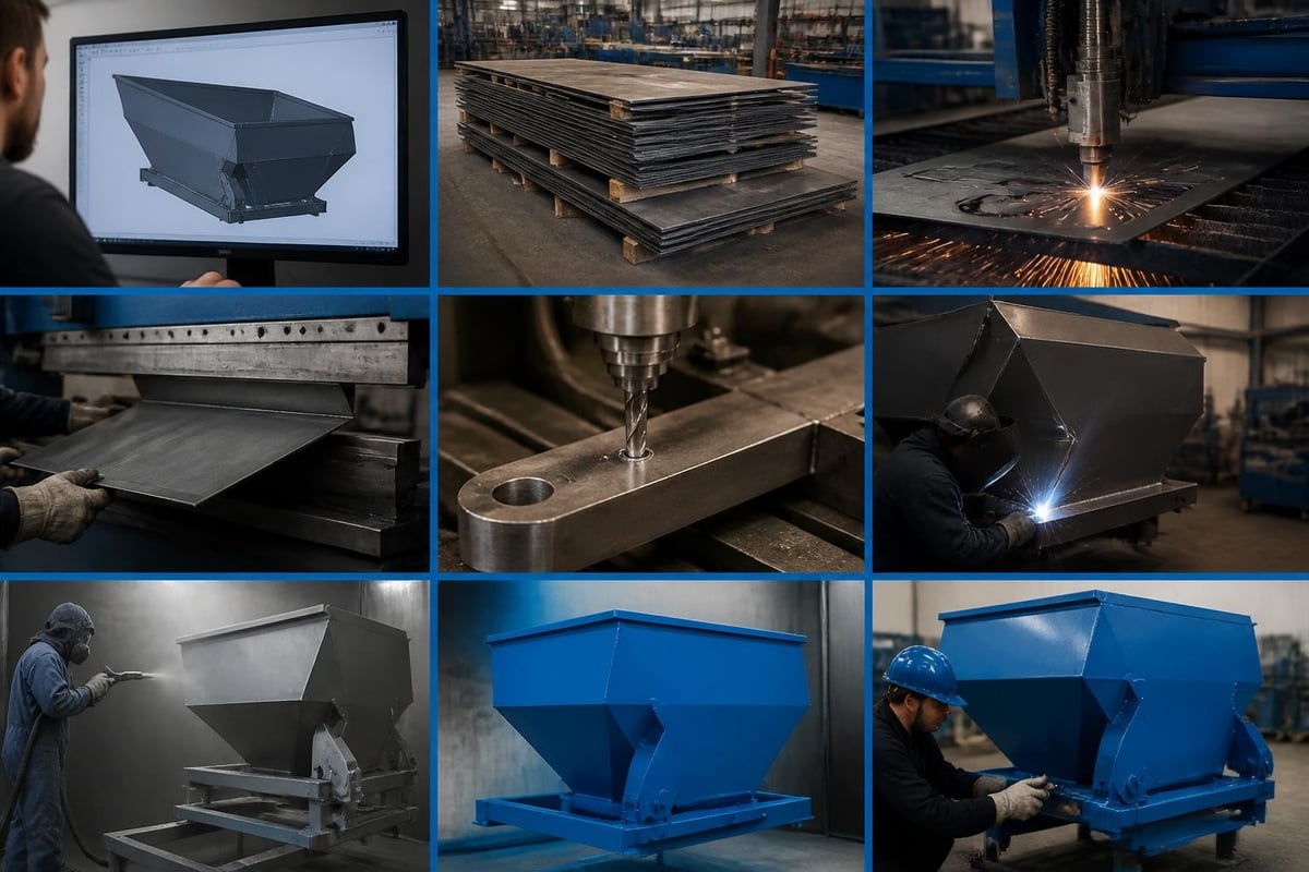 Industrial fabrication project workflow