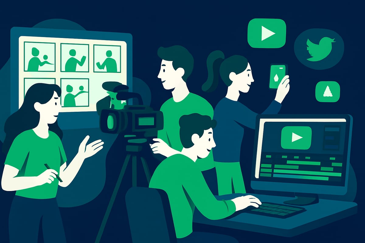 Les étapes clés de la création vidéo en 2025
