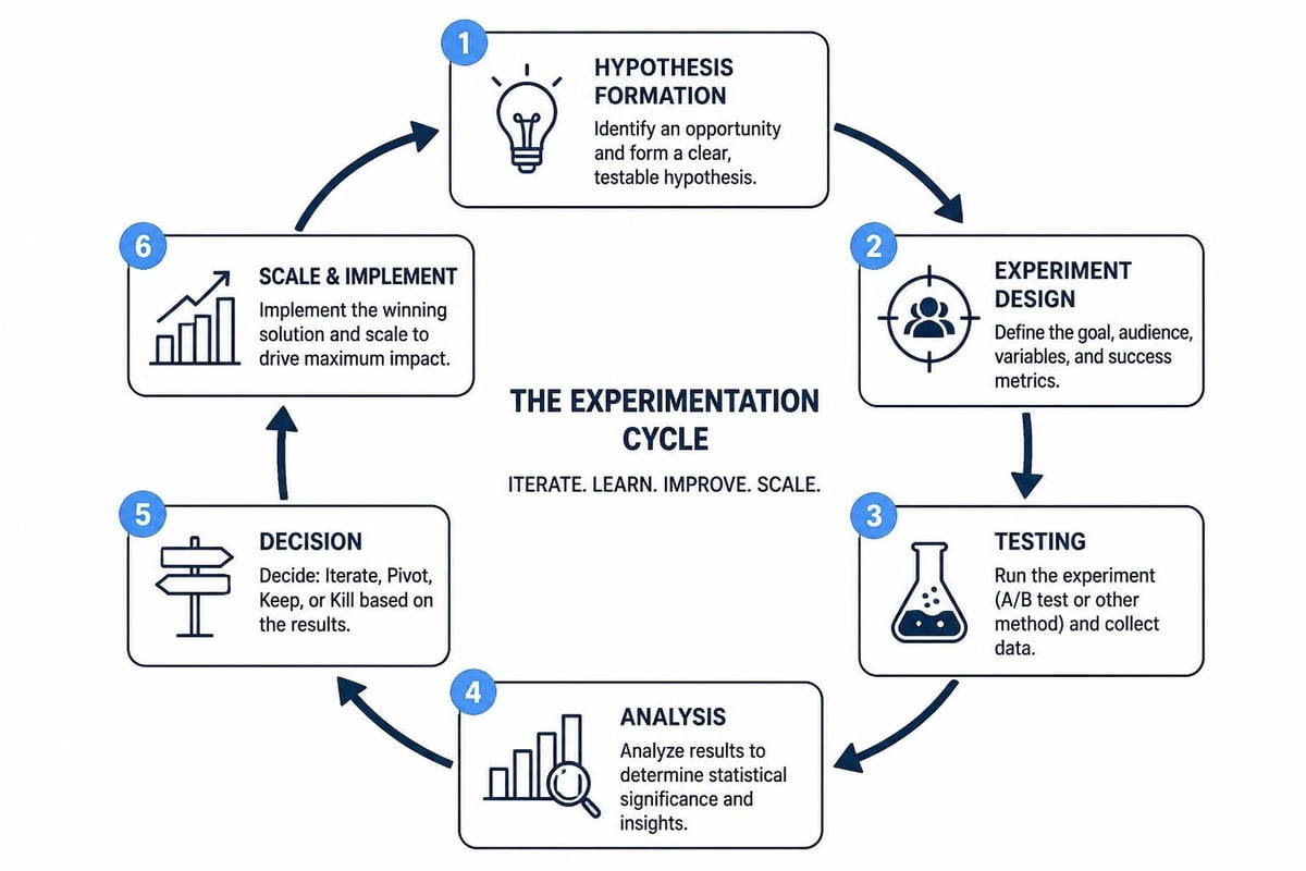 Growth experimentation workflow