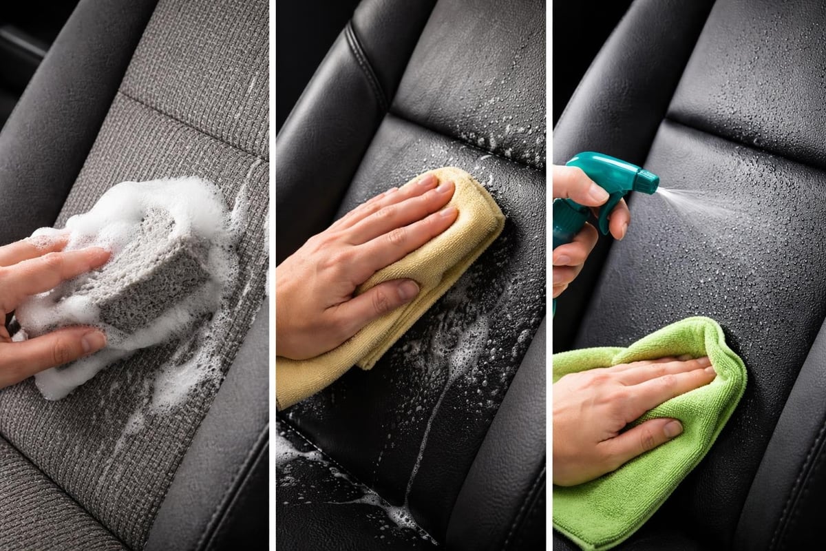 Car seat material types