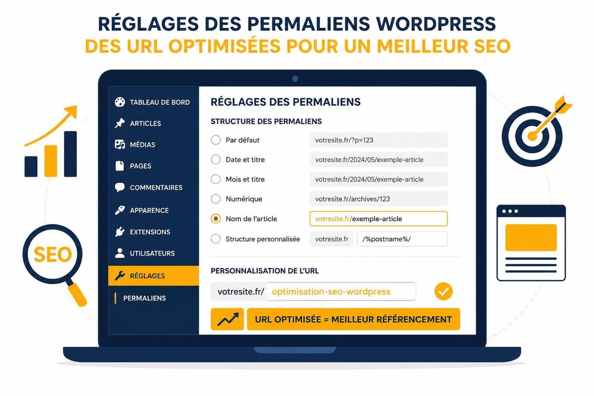 Configuration permaliens WordPress