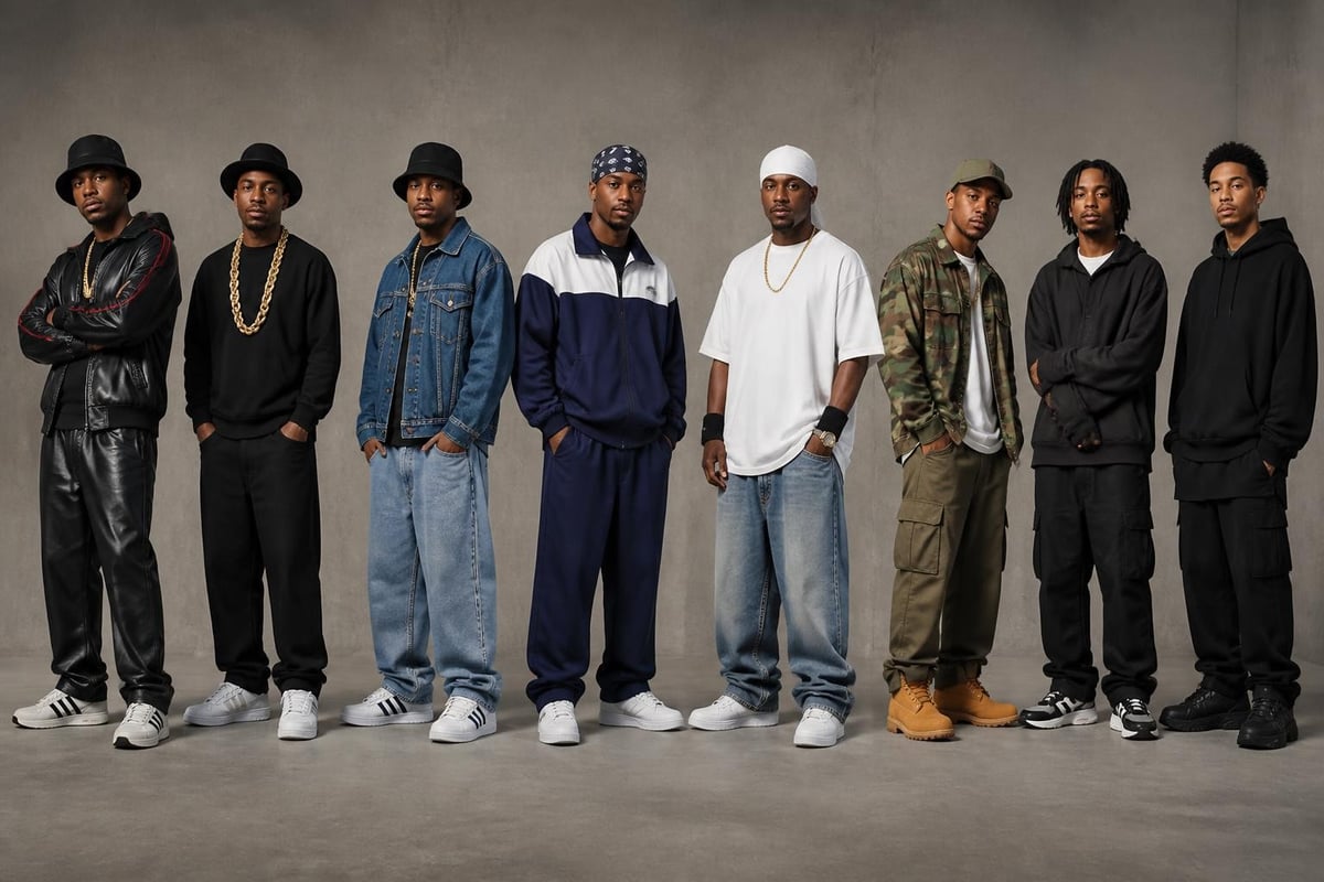 Hip hop fashion timeline