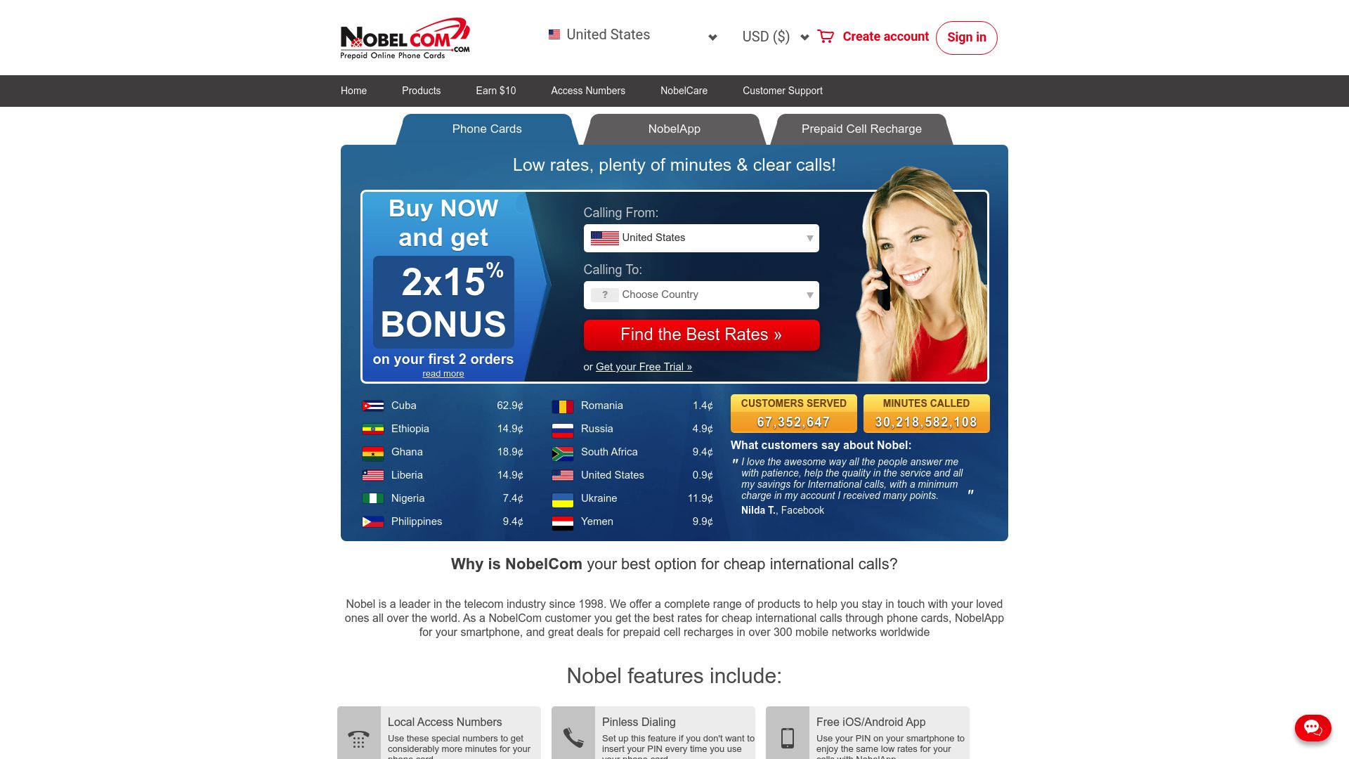 7 Best Phone Cards for International Calls in 2025 - NobelCom