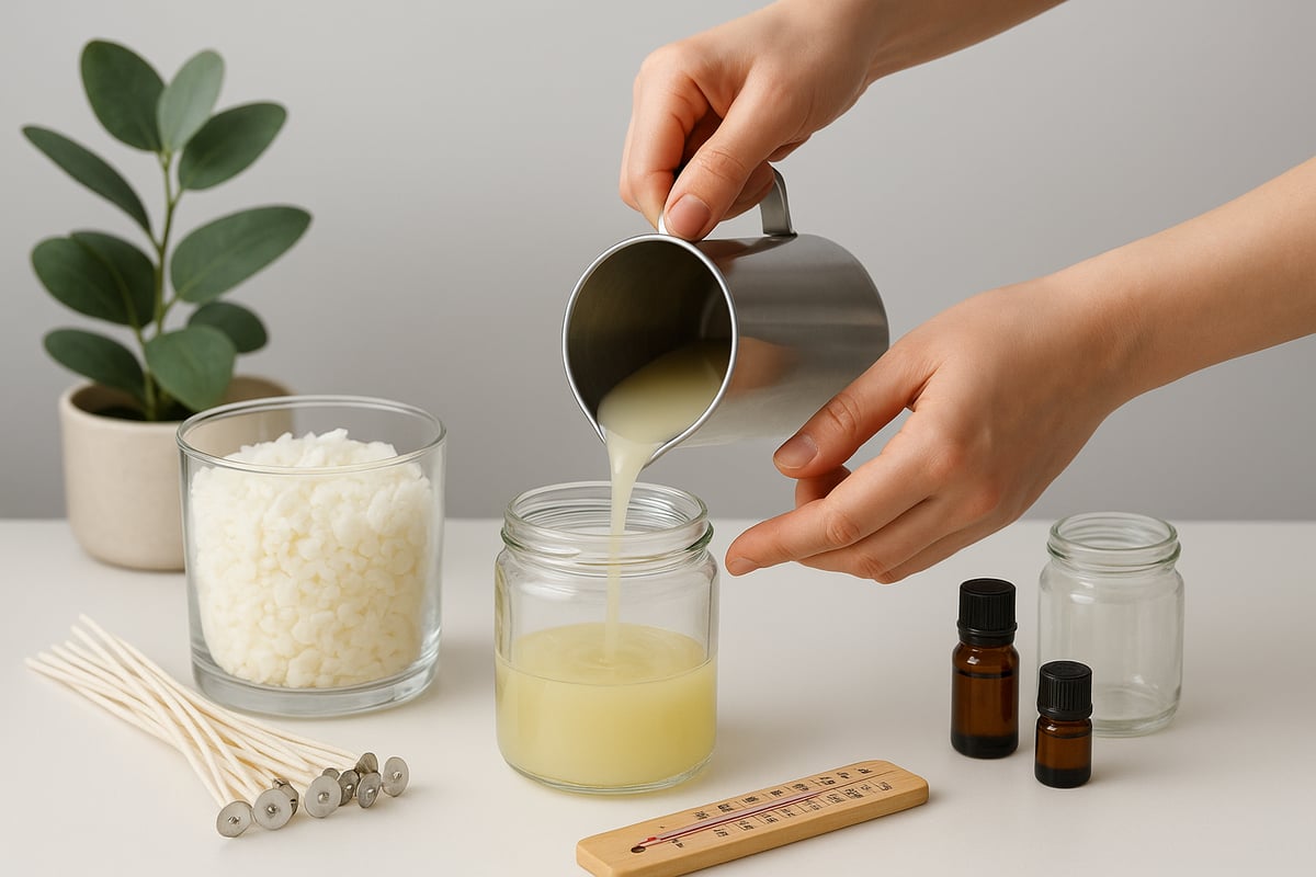 Schritt für Schritt: So stellen Sie handgemachte Duftkerzen her