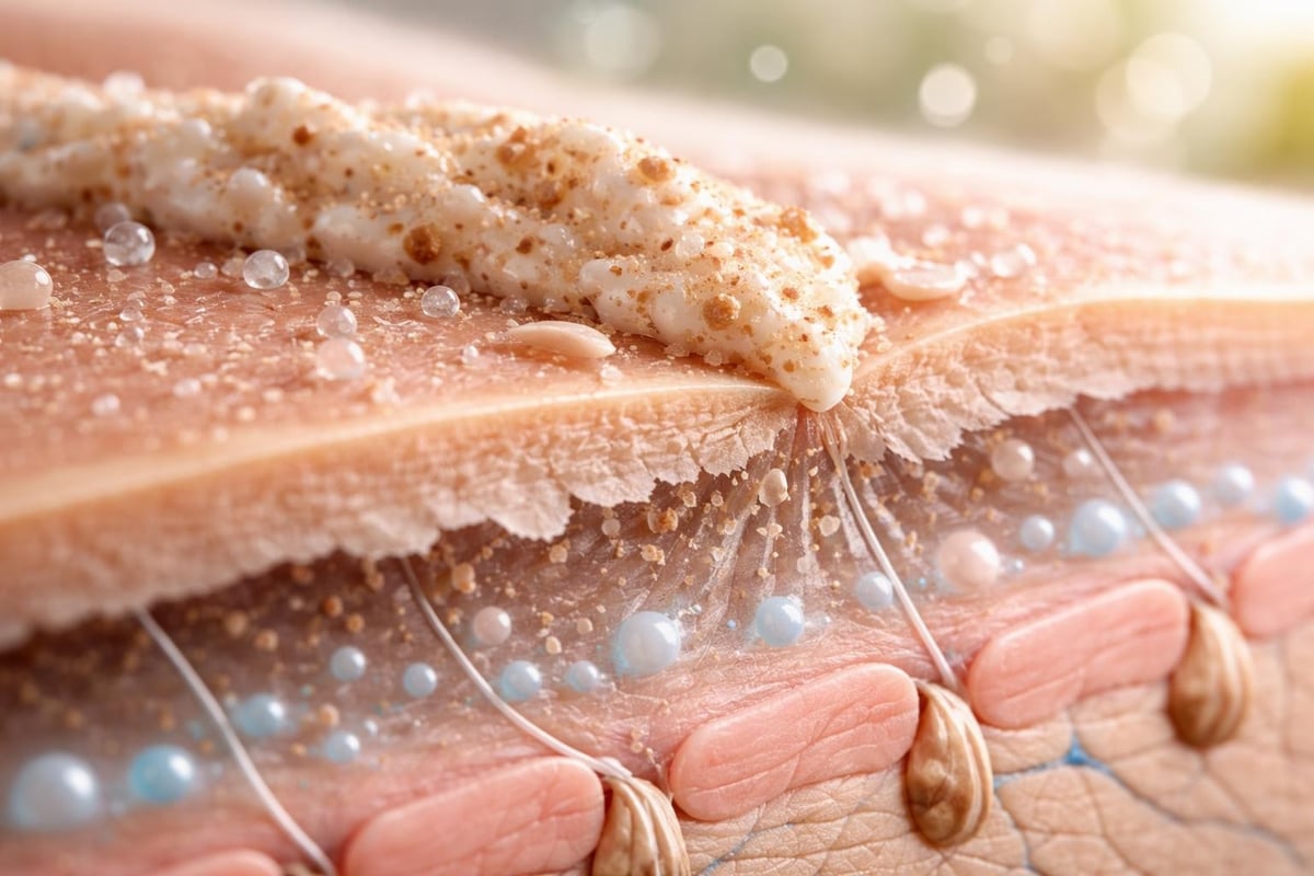 Natural exfoliation process