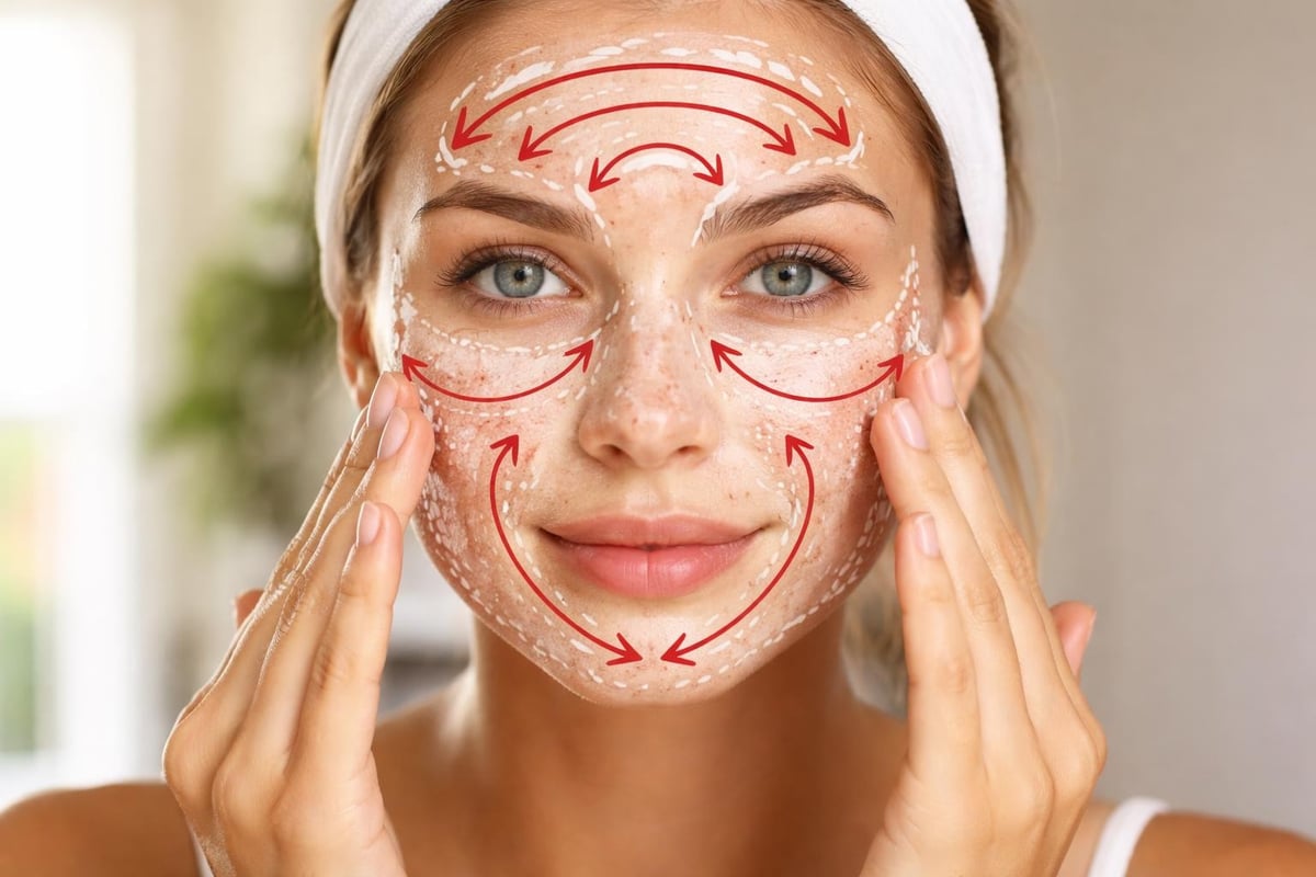 Proper scrub application