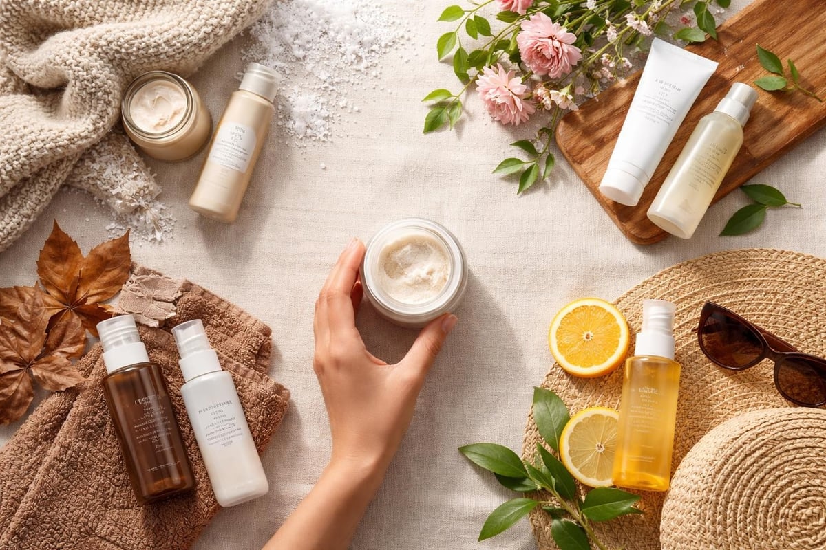 Seasonal skincare adaptation