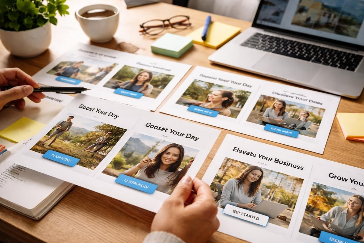 Ad creative optimization process