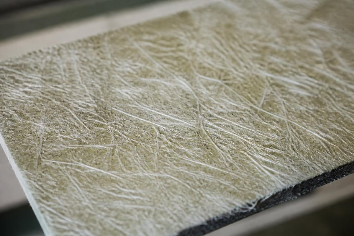 Fiberglass mat structure