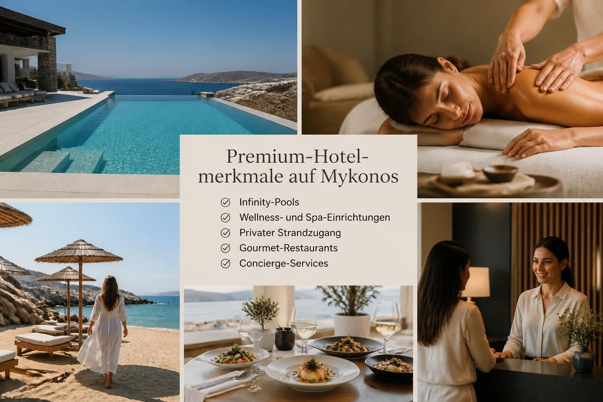 Mykonos luxury hotel amenities comparison