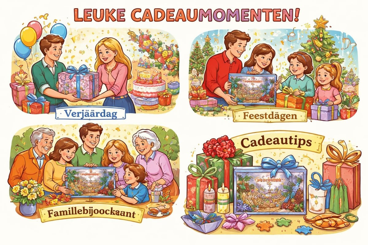 Cadeau-ideeën en verpakking