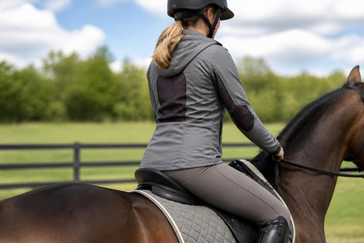Jacket features for riders
