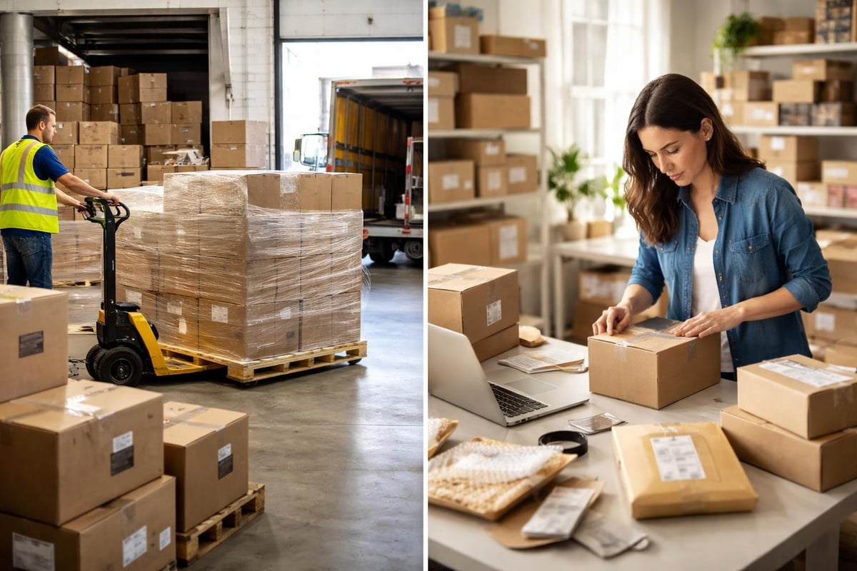 B2B vs D2C fulfillment comparison