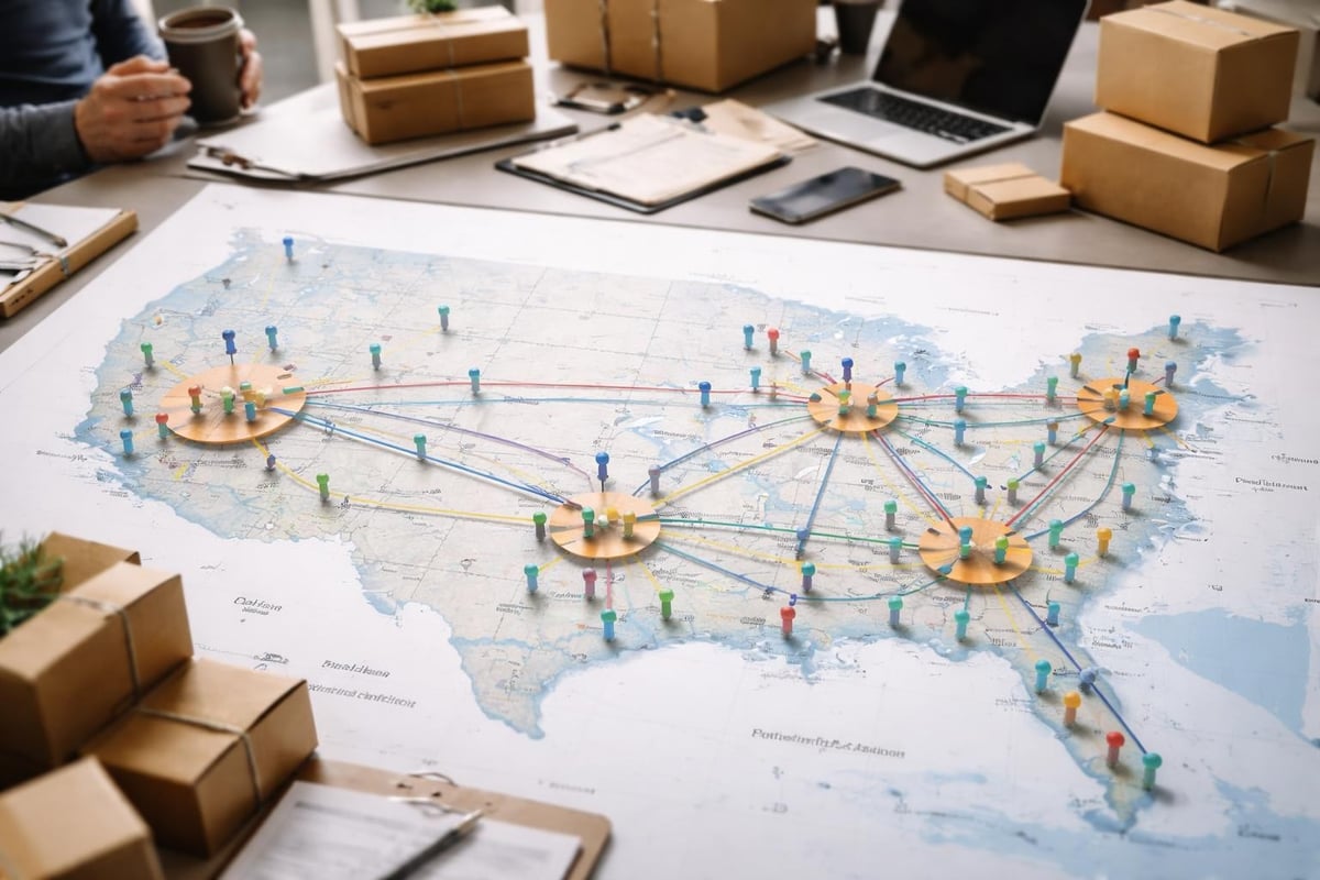 Regional B2B distribution strategy