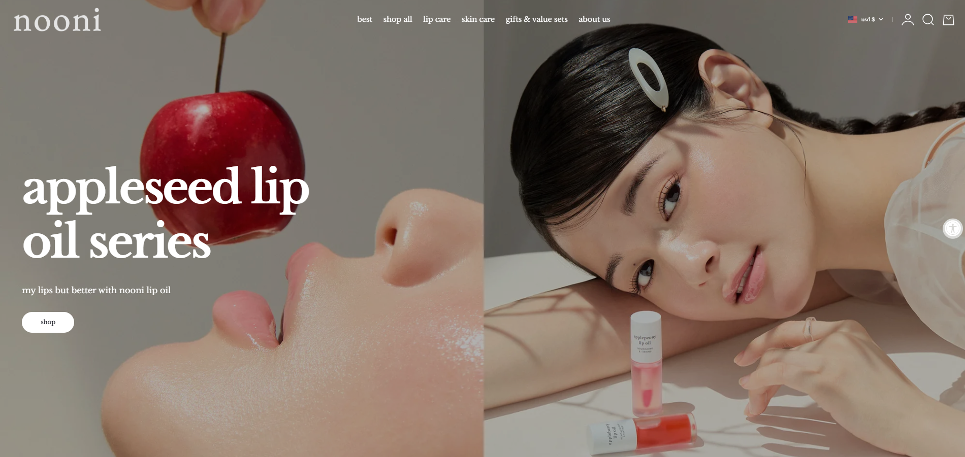 nooni homepage.png Guide to Enhancing Your Lips: Expert Tips for 2026 - nooni: The K-Beauty Lip Oil Revolution