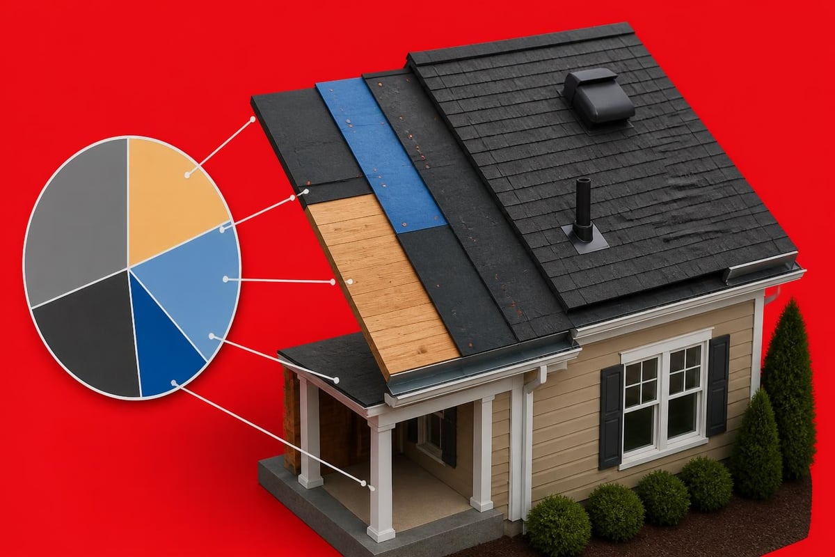 Roof component cost breakdown