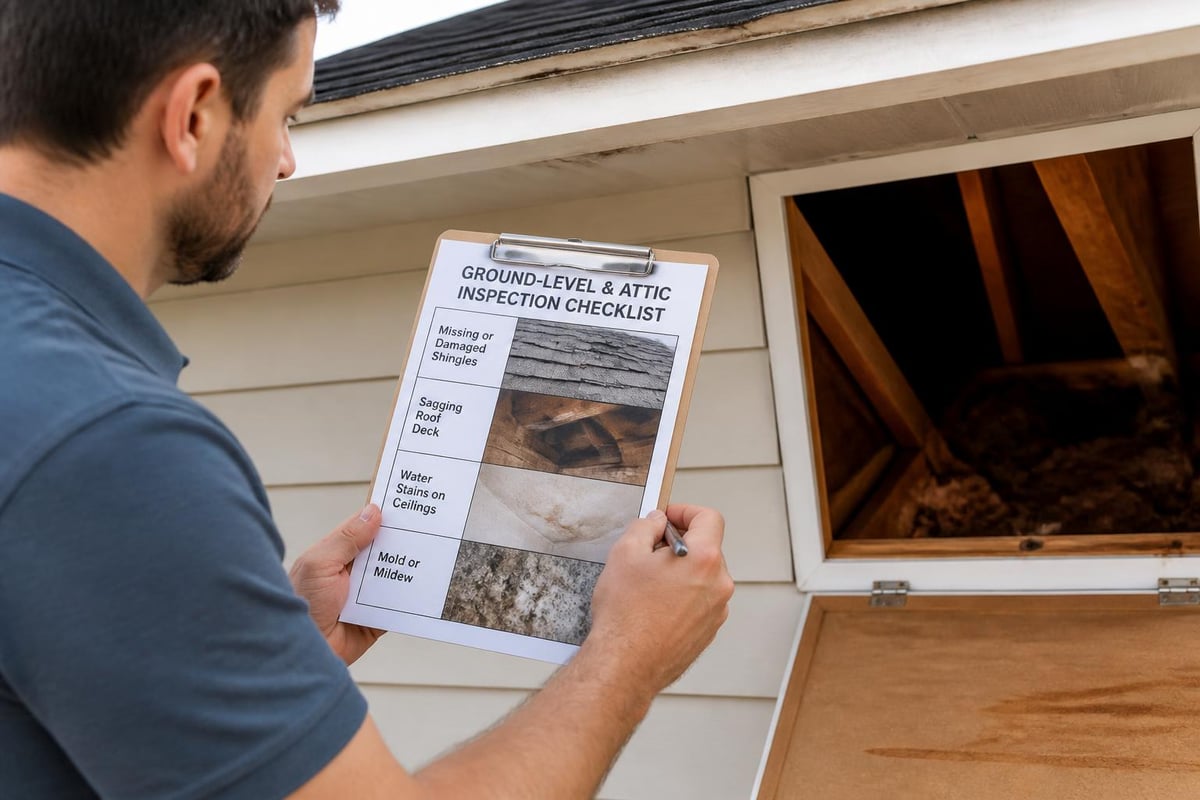 Roof inspection checklist