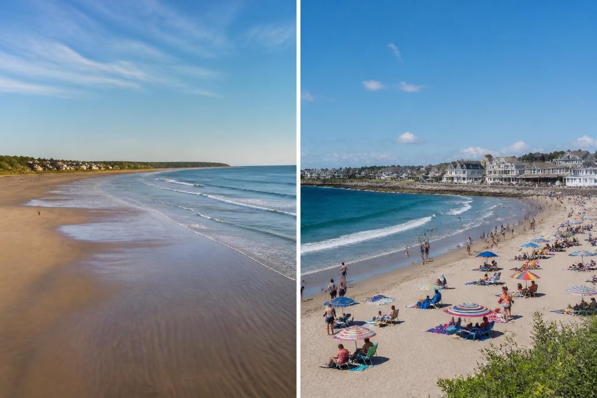 York Maine beach comparison