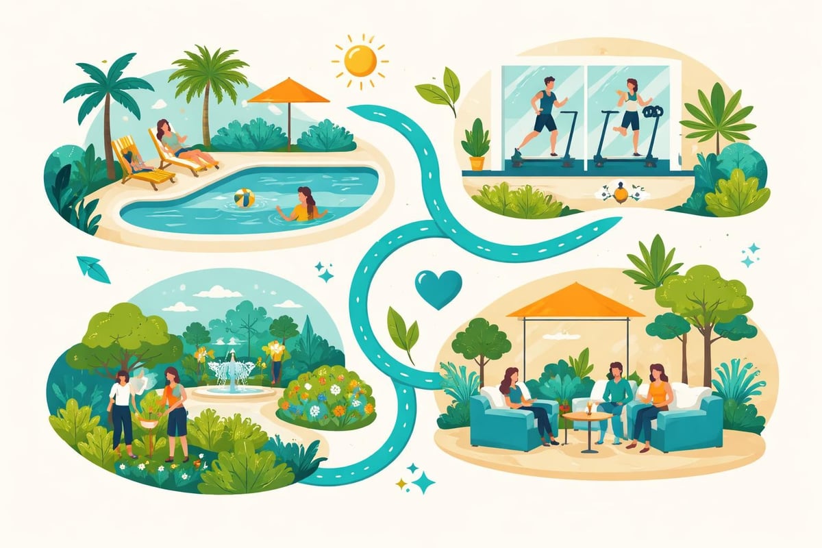 Villa del Sol amenity ecosystem