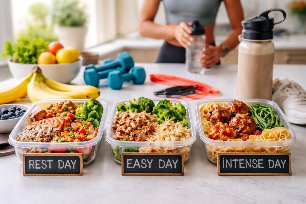 Weekly meal planning for athletes