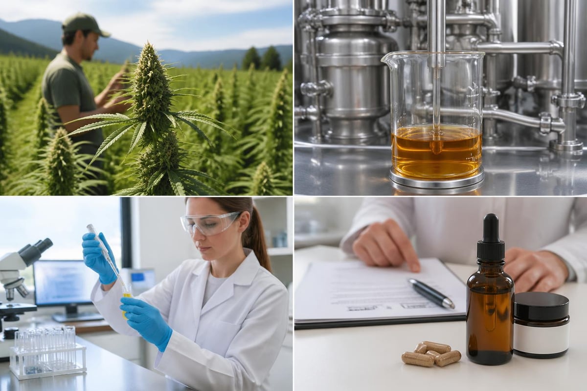 CBD quality testing process