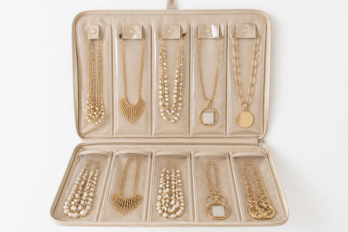 Proper jewelry storage methods