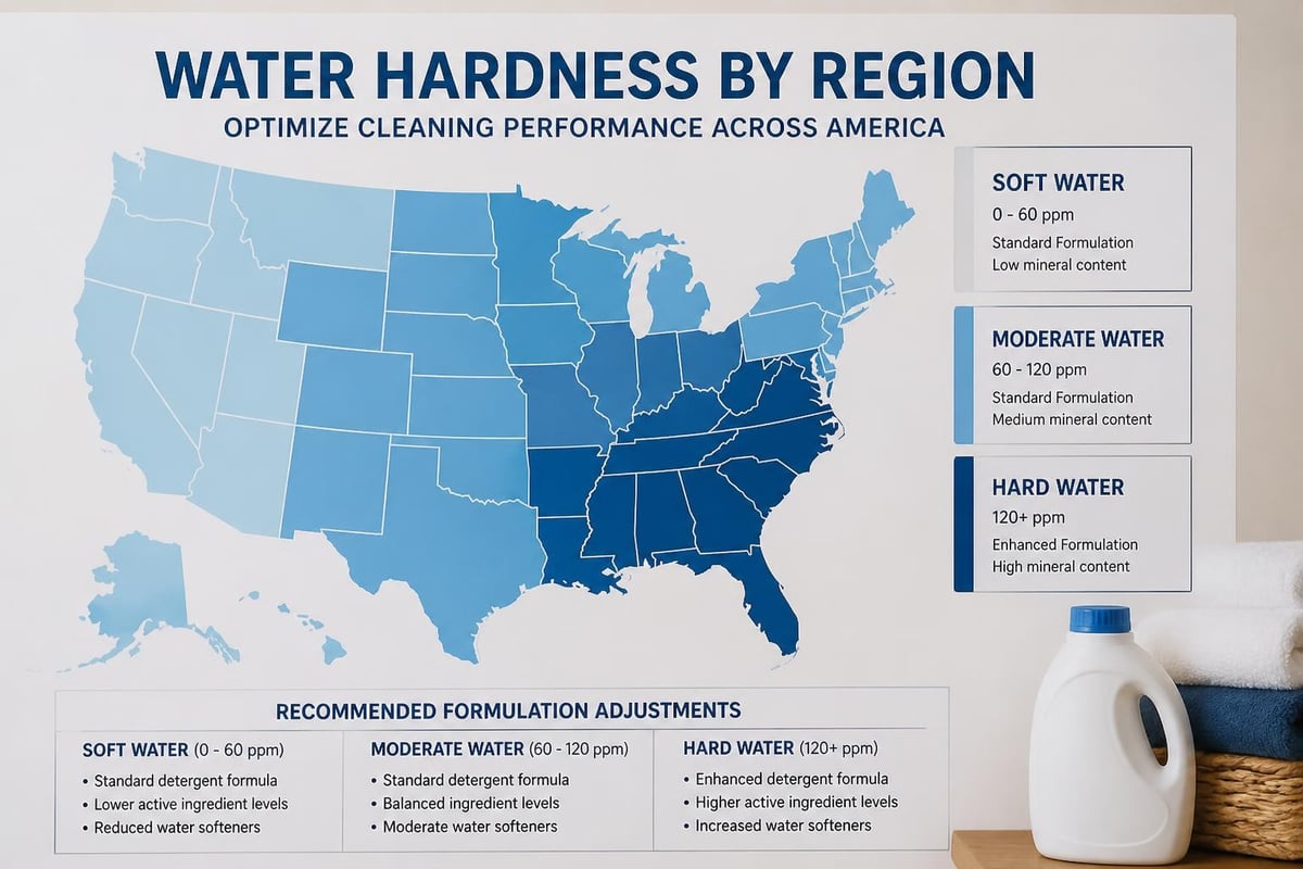 Water hardness map