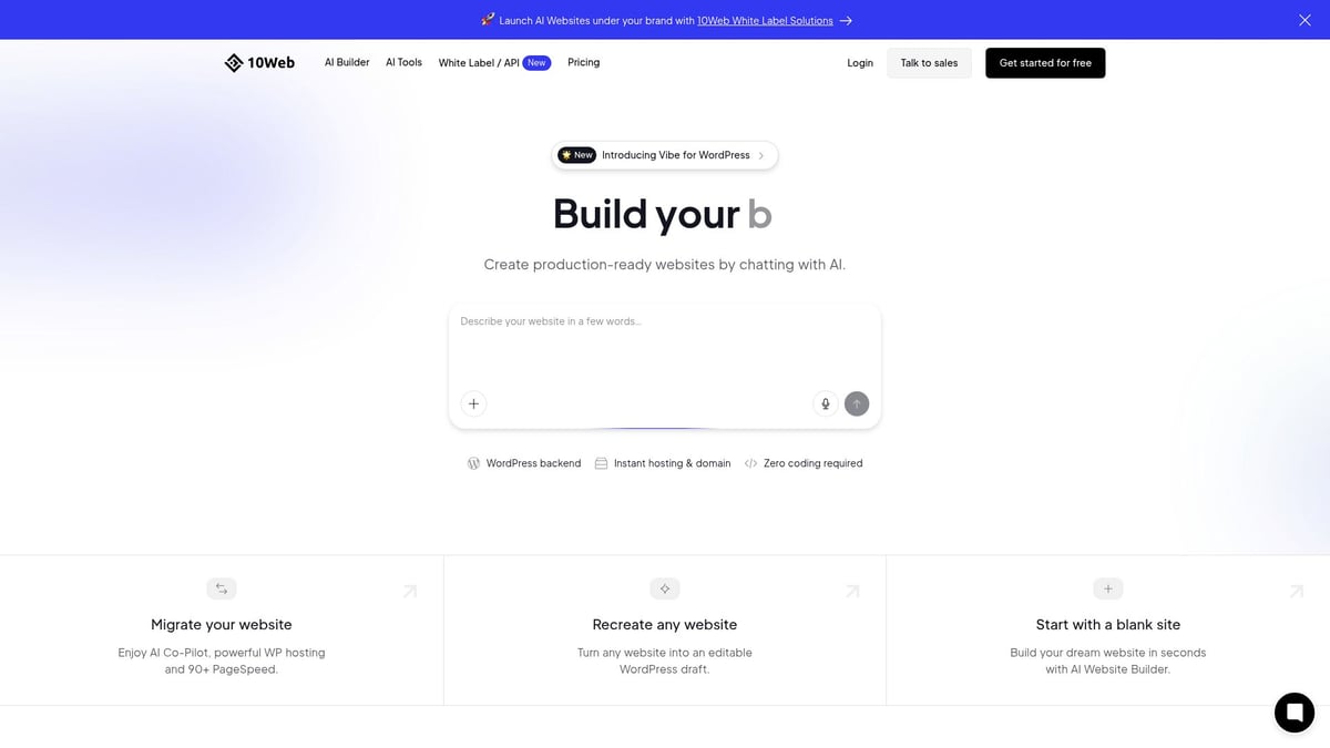 7 Best AI-Powered Website Builder Tools for 2026 - 10Web