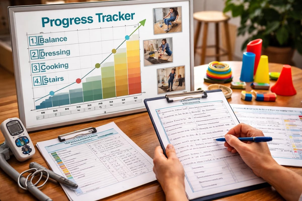 Therapeutic progress tracking