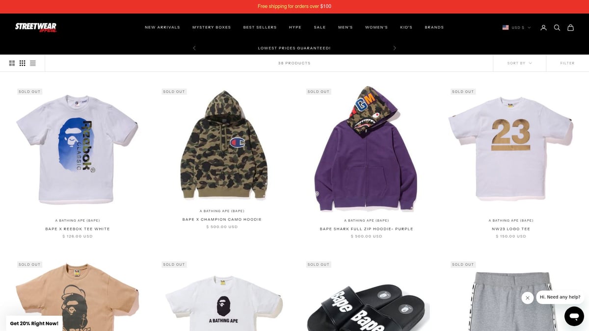 8 Must-Have Streetwear Shirts for Trendsetters in 2025 - BAPE College Logo Tee