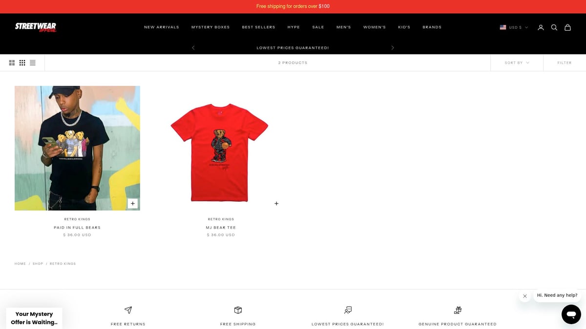 8 Must-Have Streetwear Shirts for Trendsetters in 2025 - Retro Kings Graphic Tee