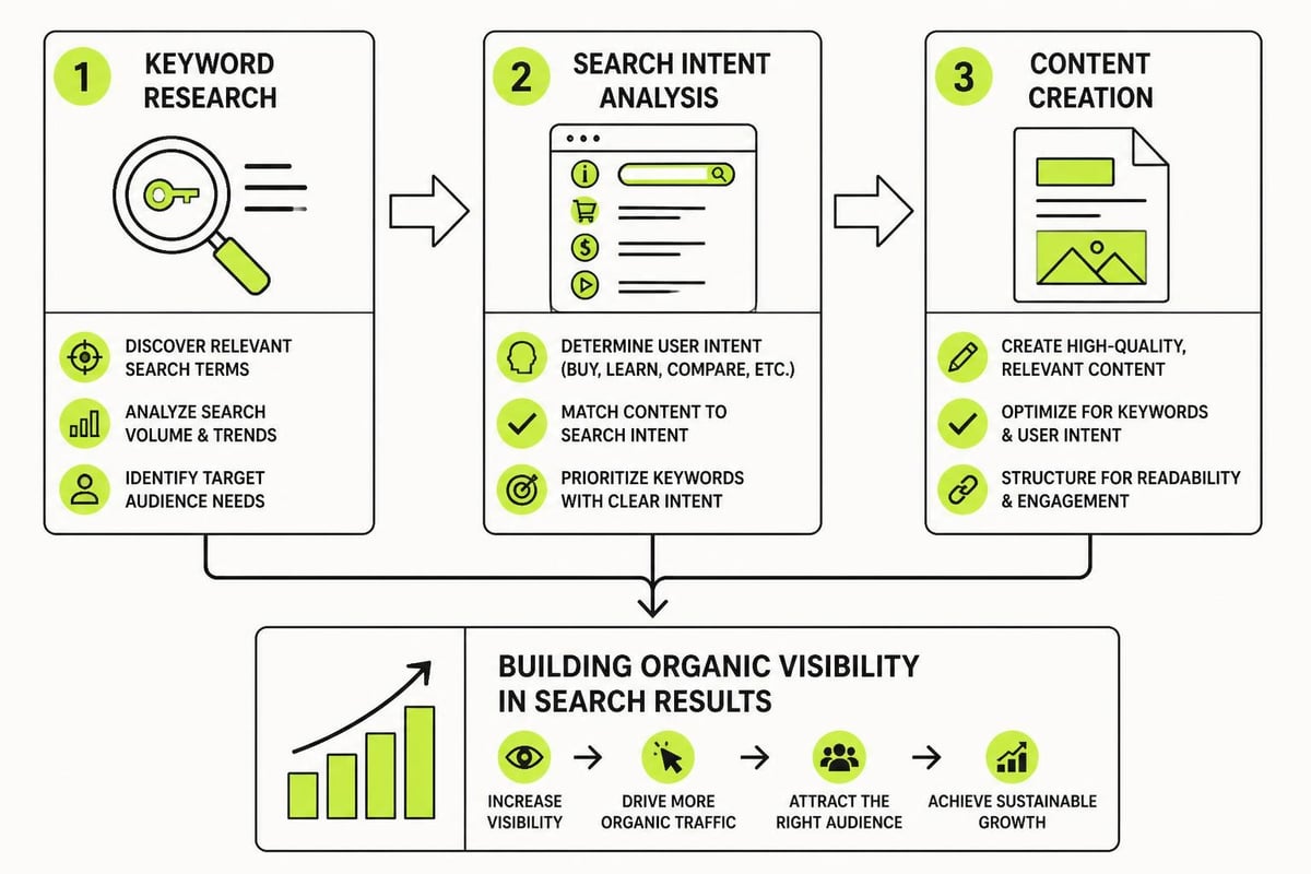 SEO content strategy workflow