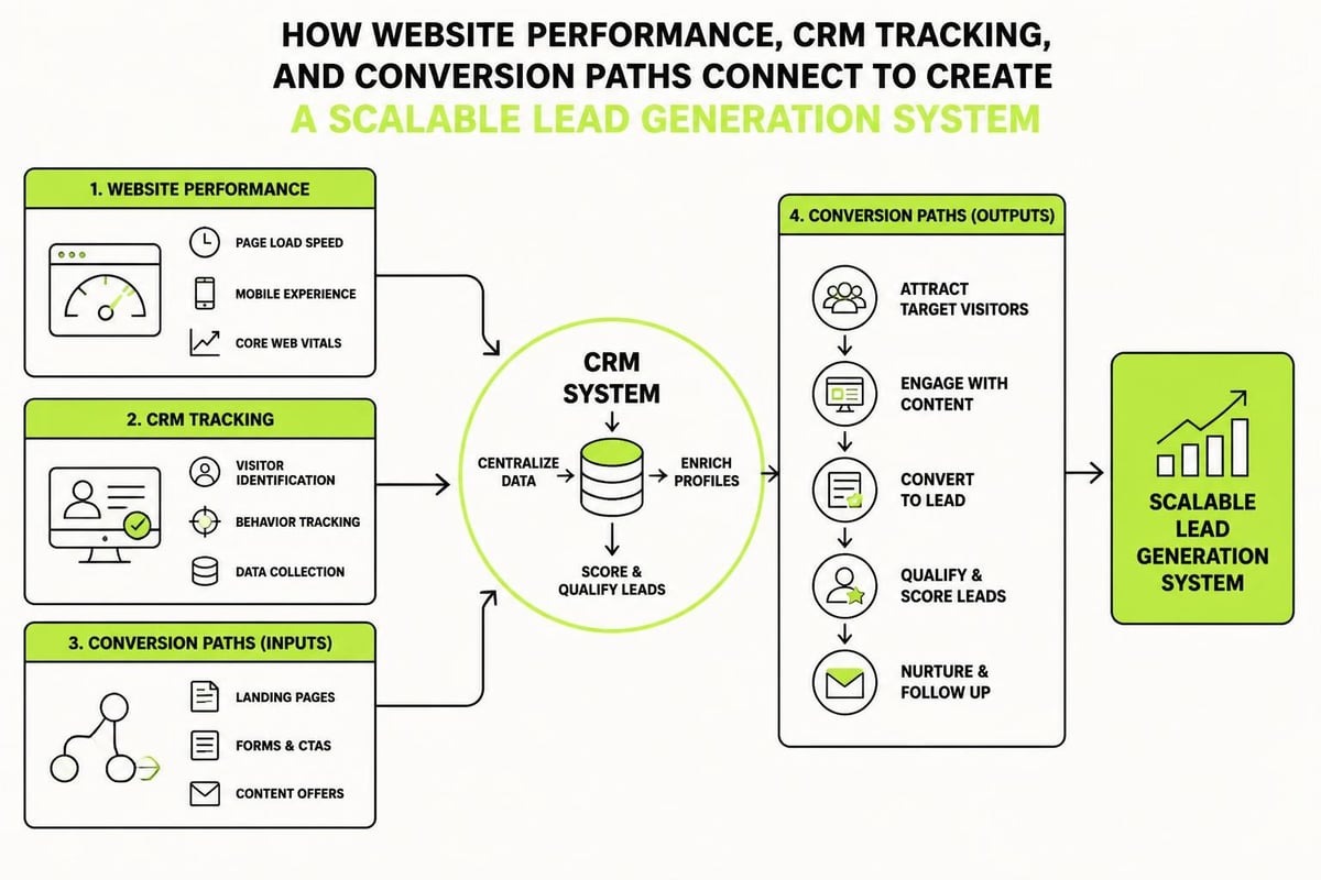 Marketing infrastructure diagram