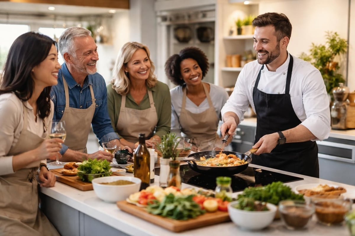 Live cooking interaction