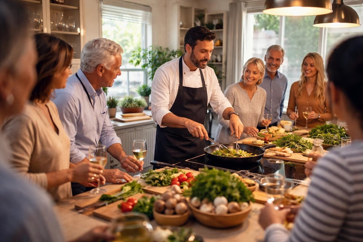 Private cooking celebration