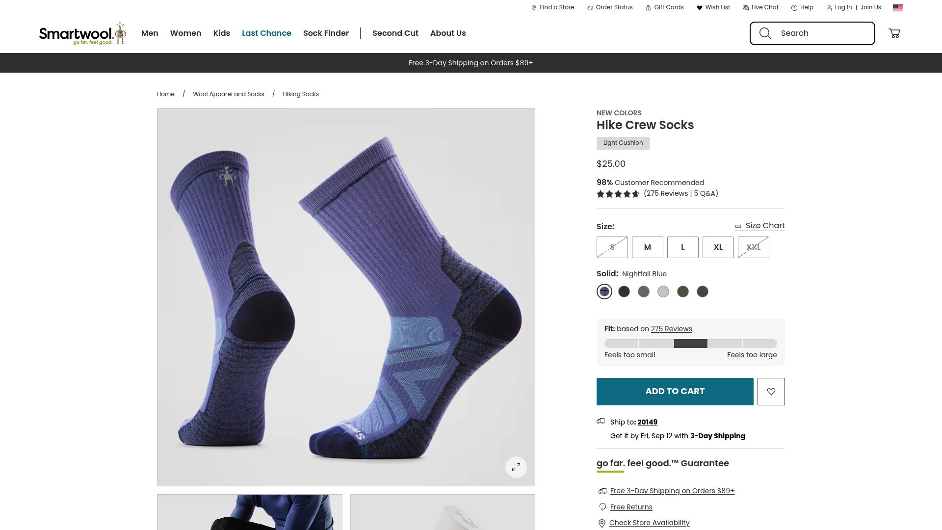7 Best Walking Sock Options for Comfort and Support in 2025 - Smartwool Performance Walk Light Cushion Crew Socks