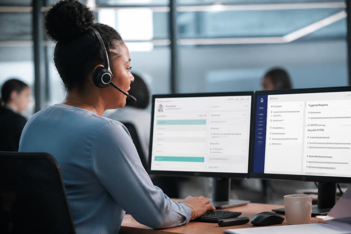 Human agent and AI collaboration
