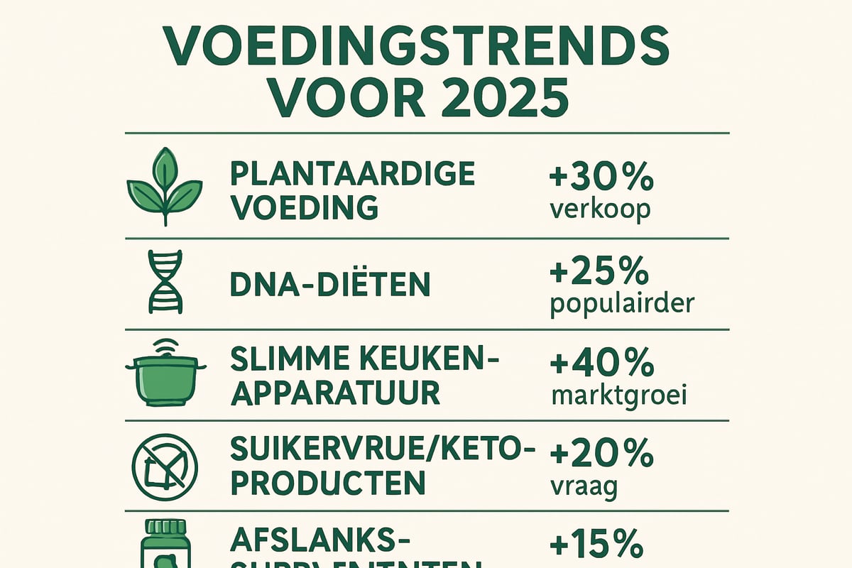 De Rol van Voedingstrends en Innovaties in 2025