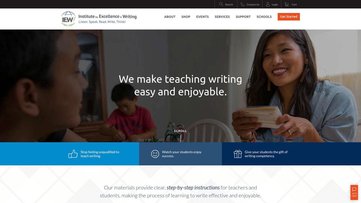 9 Essential Homeschool Language Arts Program Picks for 2026 - IEW: Institute for Excellence in Writing