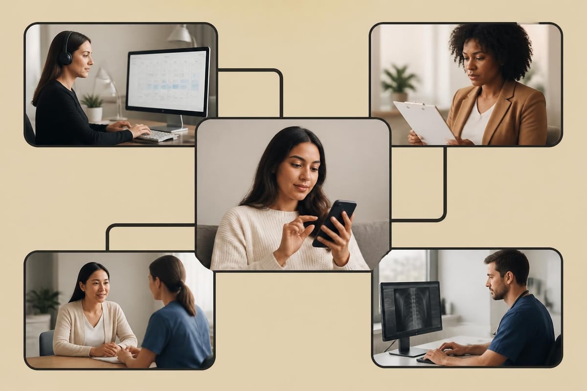 Patient access workflow components