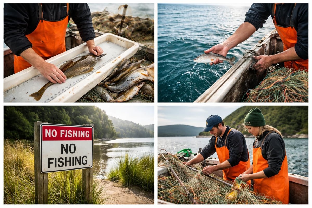 Sustainable flounder netting practices